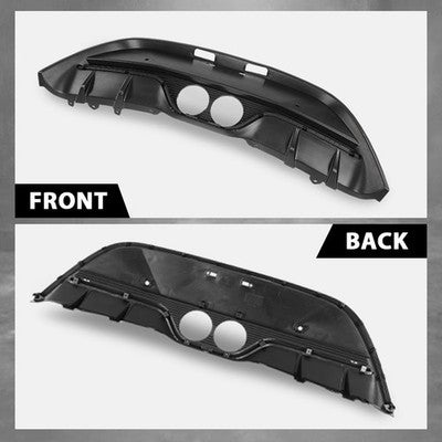 Solid Spare Fit For 2013-2017 Hyundai Veloster Turbo Rear Lower Bumper Cover w/ Sensor Holes