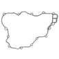 Namura Clutch Cover Gasket for KTM some 2005-2013 250 Replaces OEM# 77030025100