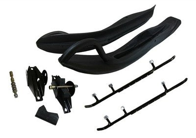 Solid Spare EXO-S Touring Skis, Mount Kit & 6" Carbides for Polaris fits many 1982-2017