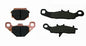 Front & Rear Semi-Metallic Brake Pads for Kawasaki Super Sherpa 250 2000-2003