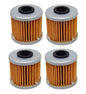 4 PACK Oil Filters for Honda Sportrax 450 ATV 2004-09 TRX450R 2006-2014 TRX450ER