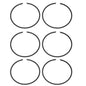 Solid Spare 3 Namura Piston Ring Kits for Yamaha 2003-2008 GP-R 1300 .020 Over Bore 84.5mm