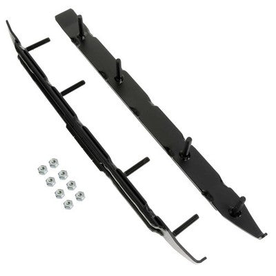 Solid Spare Pair of Bottom Line 4" DUAL Runner Carbides for Arctic Cat ZRT 600 800 1996-2002