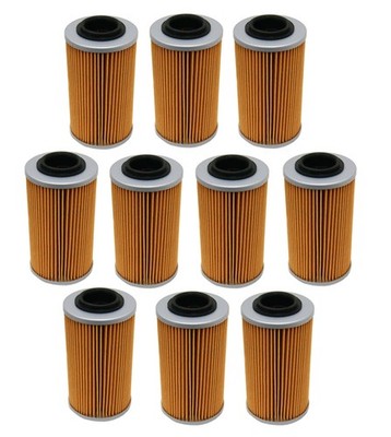 Solid Spare 10 Pack Oil Filters for Bombardier for Can-Am Traxter 500 650 Auto CVT