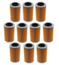 Solid Spare 10 Pack Oil Filters for Bombardier for Can-Am Traxter 500 650 Auto CVT