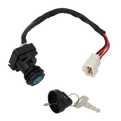 Solid Spare Ignition Switch w/ Keys for Polaris ATV many 1996-1999 Replaces OEM# 4110209