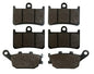 Front & Rear Brake Pads Yamaha 2007-2009 FZ6 2003-2004 YZFR6 2006-2009 YZF R6S