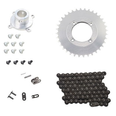 Solid Spare SPI Quick Change Drive Hub, Chain & 36T Sprocket Kit for Ski-Doo Z120 1998-2008