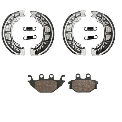 Solid Spare Front Brake Shoes & Rear Pads for Arctic Cat 150 Utility & Alterra 150 2015-2019