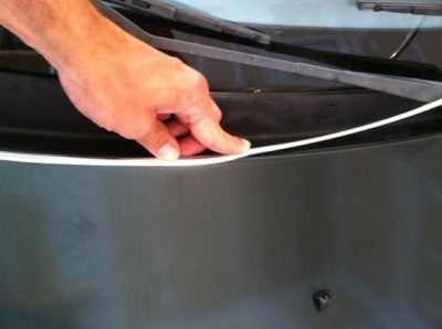 CHROME REAR TRUNK DECK LID MOLDING CHROME TRIM ACCENT PIECE
