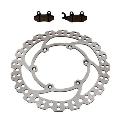 Solid Spare Front Disc Brake Rotor & Brake Pads for Suzuki RM125, RM250 & RMX250 1989-1995