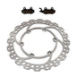 Solid Spare Front Disc Brake Rotor & Brake Pads for Suzuki RM125, RM250 & RMX250 1989-1995