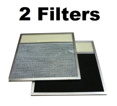 Solid Spare Aluminum Mesh Vent Lens Filter for Broan NuTone RangeAire BP57 R610050 2 PACK