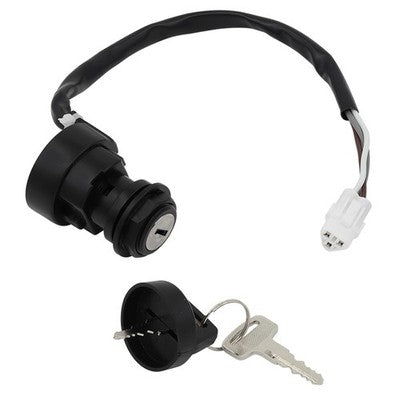 Solid Spare Ignition Switch with Keys for Kawasaki ATVs Replaces OEM 27005-0019 & 27005-1267