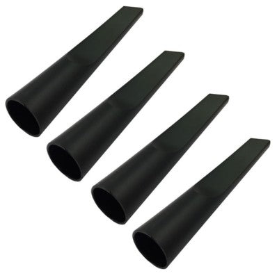 Solid Spare (4) 9" Black Crevice Tool 1.25" Attachments for Shop Vac Vacuum