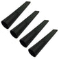 Solid Spare (4) 9" Black Crevice Tool 1.25" Attachments for Shop Vac Vacuum