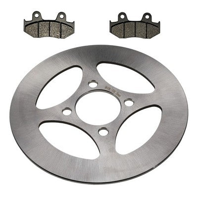 Solid Spare Rear Disc Brake Rotor & Pads for Yamaha YFZ450, YFZ450R & YFZ450X fits 2006-2025