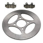 Solid Spare Rear Disc Brake Rotor & Pads for Yamaha YFZ450, YFZ450R & YFZ450X fits 2006-2025