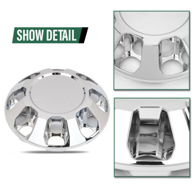 Solid Spare Fit For 15-20 GMC Sierra 2500HD 3500HD Wheel Center Cap Silver 22909152