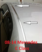 For MERCEDES C300 C200 C250 2008-2014 CHROME ROOF TOP CHANNEL TRIM MOLDING KIT