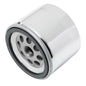 Chrome Oil Filter for Harley-Davidson Replaces OEM# 63782-80 & 63810-80A