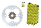 Solid Spare Yellow 520x94 O-Ring Chain, 14/38 Sprockets for Honda TRX450R Sportrax 2004-2005