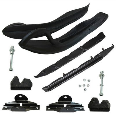 Solid Spare Exo-S Touring Skis, Mount Kit & 6" Dual Carbides for Yamaha Many 2007-2017