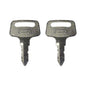 (2) Ignition Key For Kubota Lawn Mower Tractor & Heavy Equipment 55150 430-158