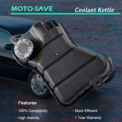 Solid Spare Fit For Oldsmobile Aurora 2001-03 Engine Water Coolant Bottle w/ Sensor 603-122