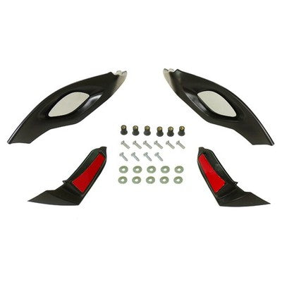 Solid Spare SPI Custom Touring Mirror Kit for Yamaha RX-1 Snowmobiles fits 2004-2005 Models