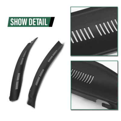 Solid Spare Fit For 1995-2003 Mercedes Benz W210 E-Class Windshield Wiper Cowl Screen Cover