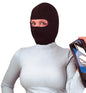 Balaclava Full Face Mask Black PREMIUM - Poly/Cotton Blend - Pack of 3