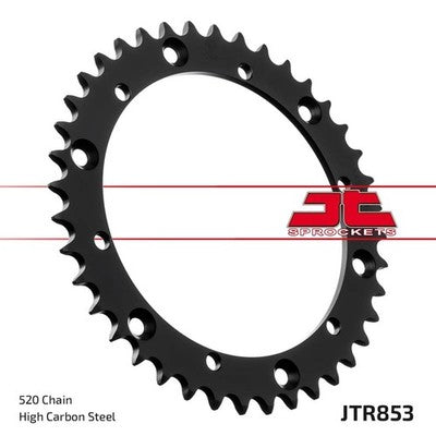 Solid Spare JT Sprockets 40 Tooth Rear Steel Sprocket for Yamaha Banshee 350 fits 1989-2006