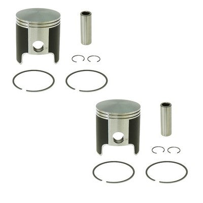 Solid Spare 2 SPI Standard Bore Piston Kits for Yamaha Excel III 340 fits 1981-1988 60mm