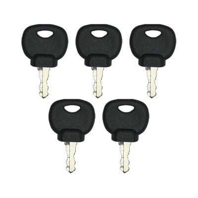Solid Spare (5) Ignition Key For New Holland Volvo JCB Heavy Equipment 85804675 14707