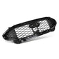 Solid Spare Fit For 2019-2022 Ford Edge ST Front Bumper Upper Grille Grill Assembly Black