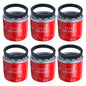 6 PACK Transmission Spin On Filter 29539579 For Allison Duramax T1000