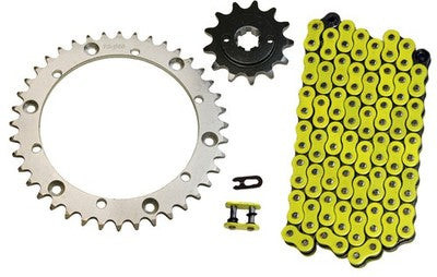 Solid Spare Yellow 520x92 O-Ring Drive Chain & 13/40 Sprockets for Yamaha Blaster 200