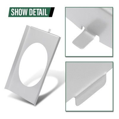 Solid Spare Behind Seat Speaker Brackets Fit For 73-87 Chevy C10 Square Body 6??9 Speakers