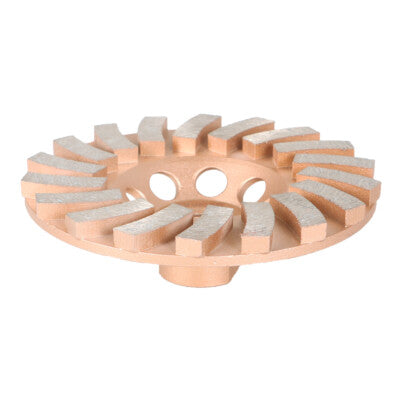Solid Spare 4-1/2 in Concrete Grinding Cup Wheels 18 Diamond Abrasive Segments 5/8"-11 Arbor