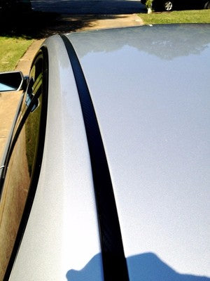 Solid Spare 2011-2015 CHEVY SPARK BLACK ROOF TRIM MOLDING KIT By Automotive Authority