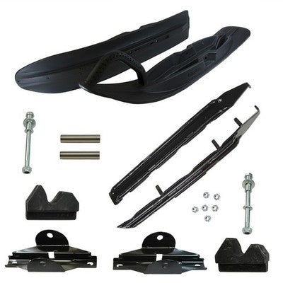 Solid Spare Exo-S All-Terrain Skis, Mount Kit 6" Dual Carbides for Yamaha 2007-2017 Mountain