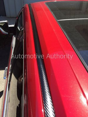 Solid Spare For 2007-2010 FORD EXPLORER SPORT TRAC BLACK CARBON FIBER ROOF TOP TRIM MOLDING