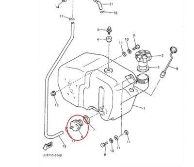 Gas Tank Fuel Filter For Yamaha G2 G5 G8 G9 G11 Cart 8R4-24560-00
