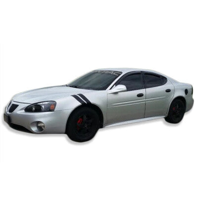 4" Dual Fender Stripe Hash Mark Stripe Decal Graphic Kit For Pontiac Grand Prix