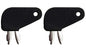 (2) Master Disconnect Key For Caterpillar CAT 8H5306, 8H-5306, 8398, 7N0718