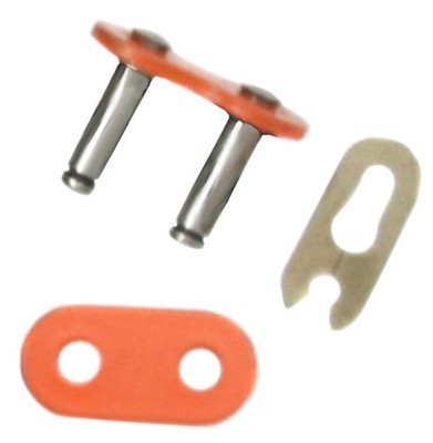 Factory Spec brand - Orange Clip Style Master Link 520 Pitch Non O-Ring Chain