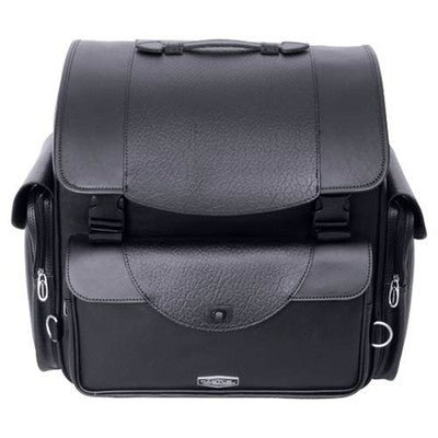 Solid Spare Castle Streetbags LARGE Primary Motorcycle Tail Pack Bag Luggage PVC Leather