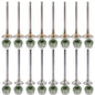 Solid Spare 16PCS Engine Intake Valves & Exhaust Valves Kit Fit for Audi VW 2.0T