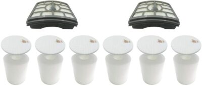 Solid Spare 2 EFP HEPA Filter Kits for Shark Rotator Pro NV500 NV552 UV560 XFF500/XHF500